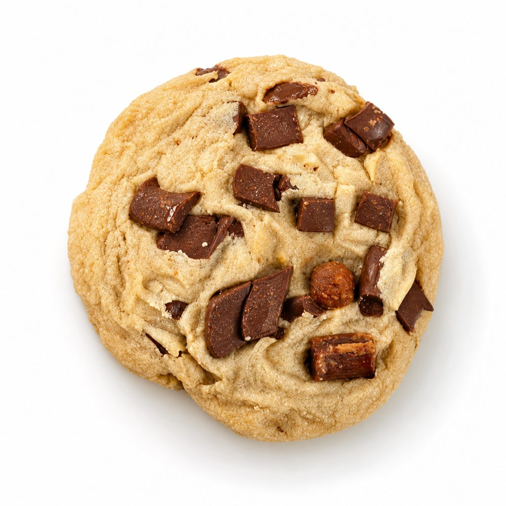 Triple Chocolate Chip Cookie.